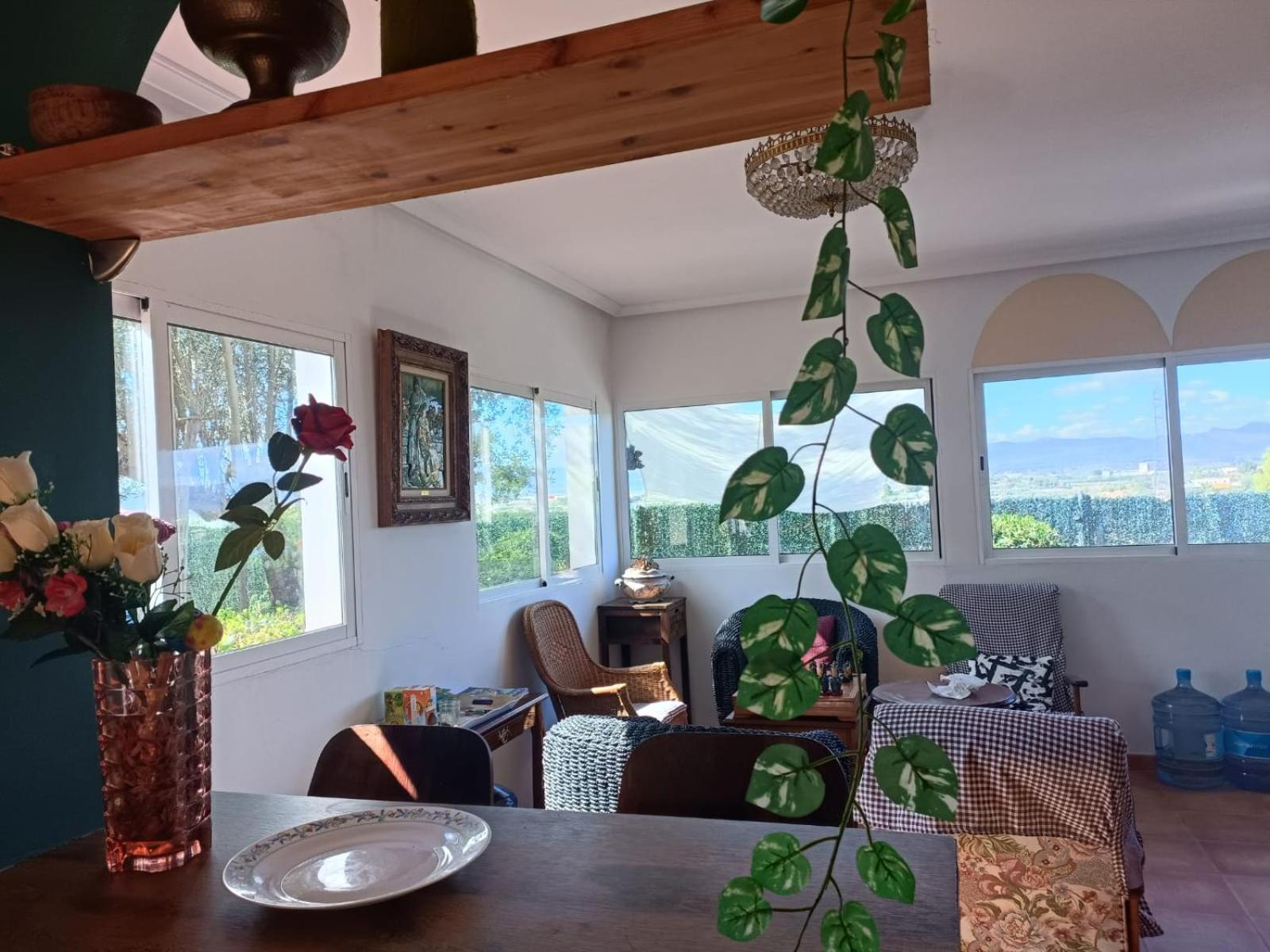 Bedroom With Private Bathroom And Two-Bedroom Family Suite In Quiet Forest Country House 80M2 Large Swimming Pool Music Town Lliria The Garden And Swimmingpool And Garden Are Shared المظهر الخارجي الصورة